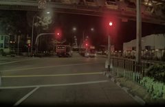 The night drive, as filmed.